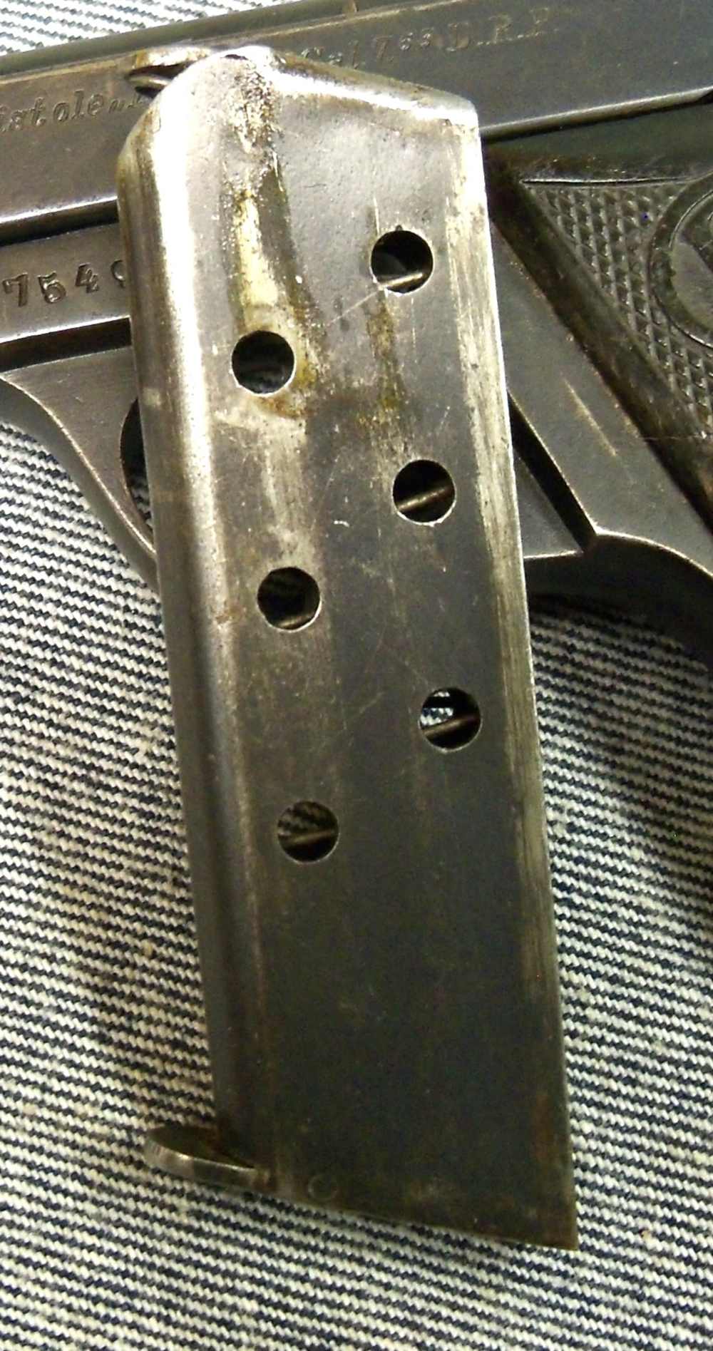 WWI GERMAN BECKER & HOLLANDER BEHOLLA .32 ACP  MILITARY PISTOL -img-17