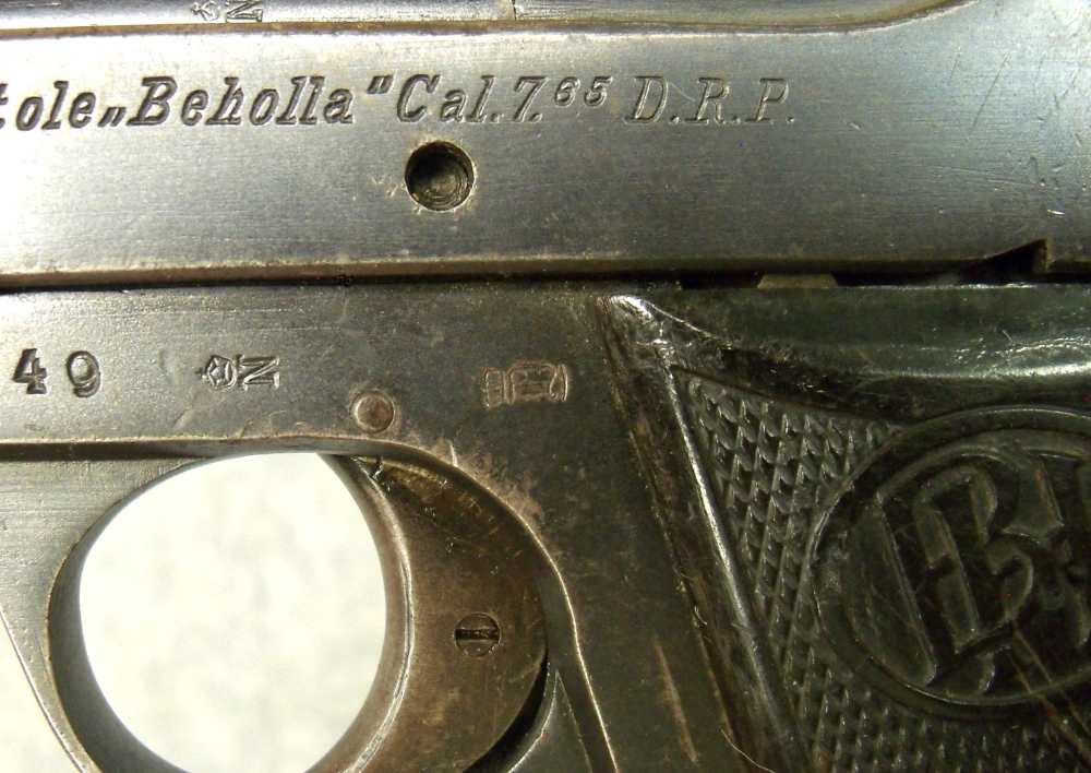 WWI GERMAN BECKER & HOLLANDER BEHOLLA .32 ACP  MILITARY PISTOL -img-7