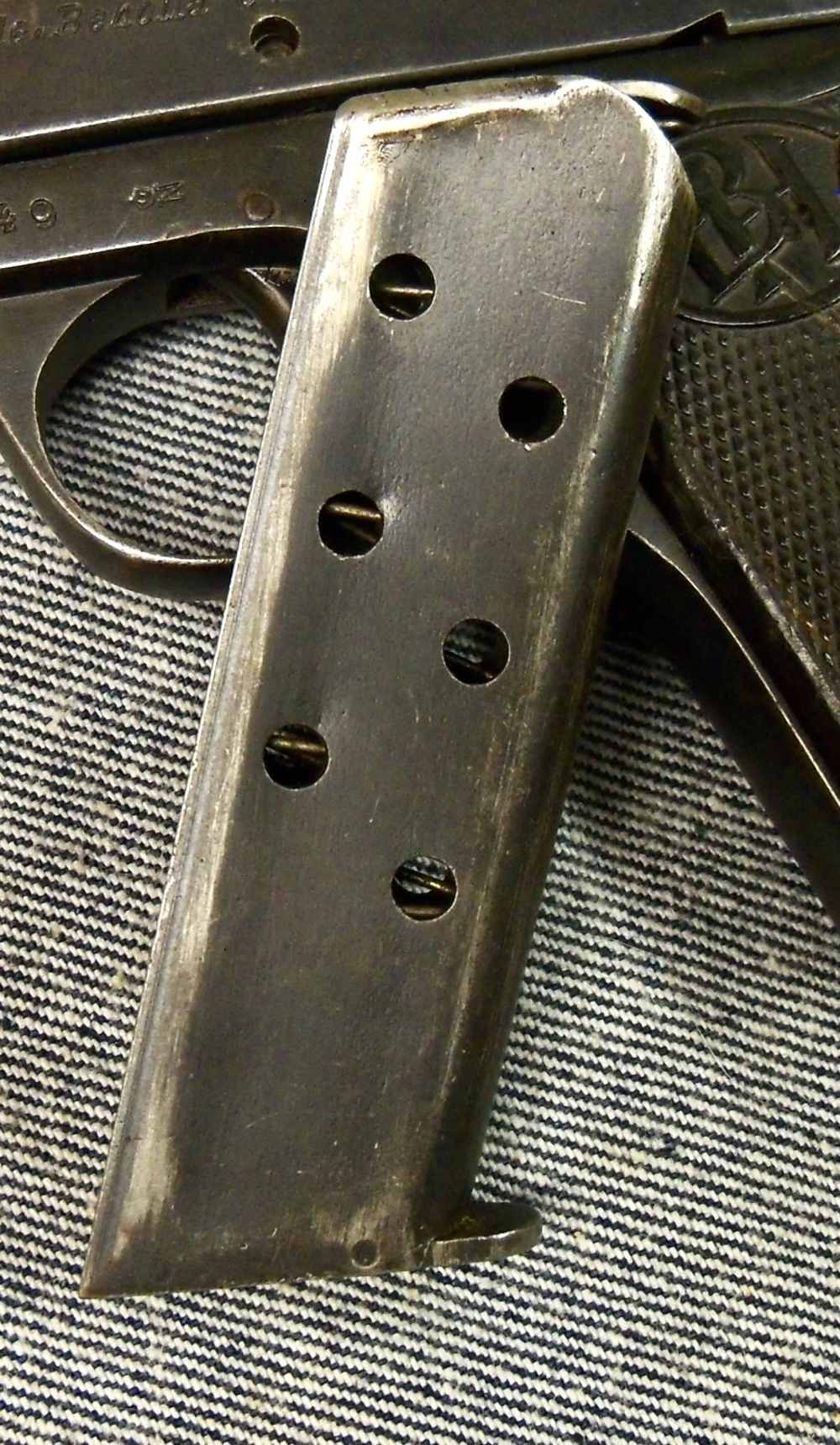 WWI GERMAN BECKER & HOLLANDER BEHOLLA .32 ACP  MILITARY PISTOL -img-18