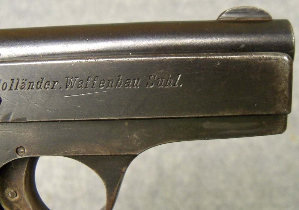 WWI GERMAN BECKER & HOLLANDER BEHOLLA .32 ACP  MILITARY PISTOL -img-3