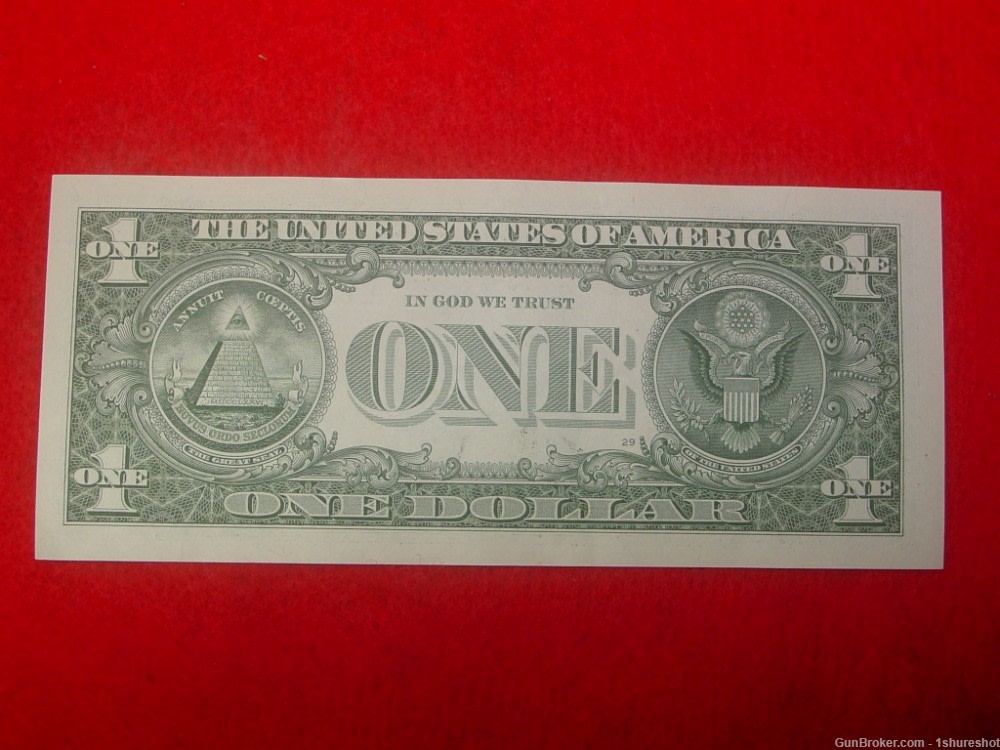 2021 S Uncirculated One Dollar Bills $1 Notes Consecutive Serial Numbers-img-4