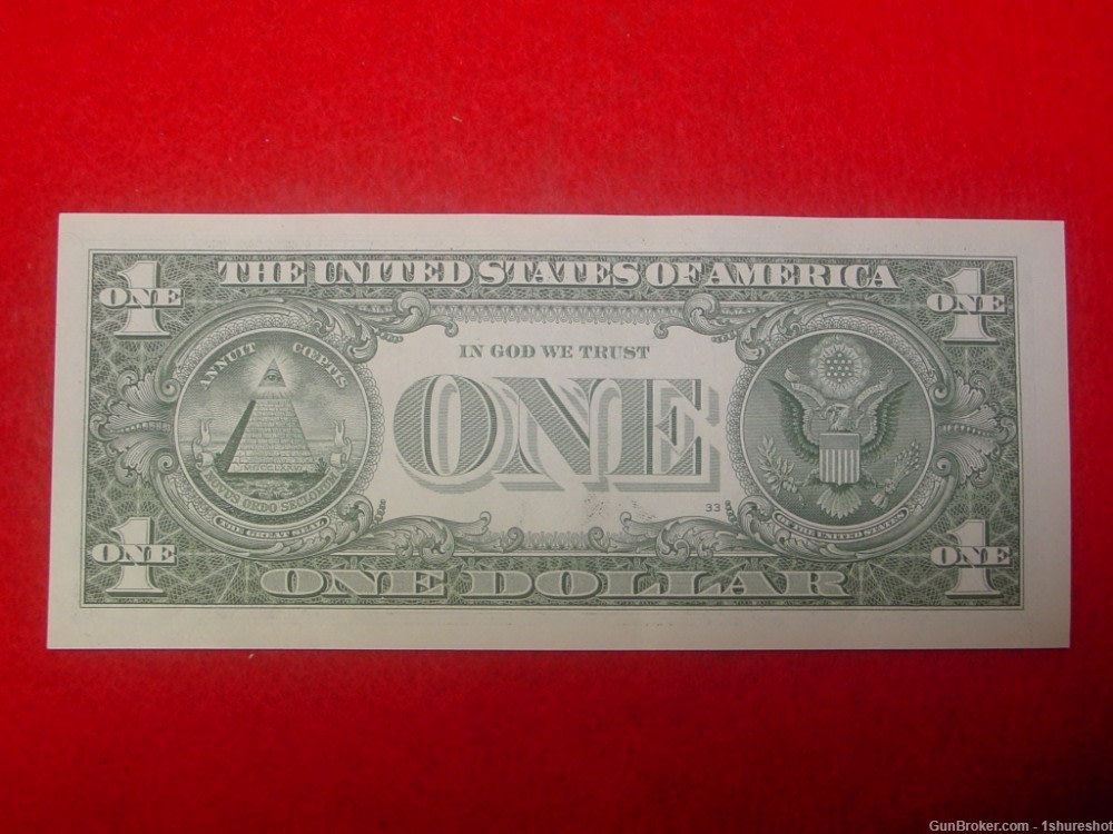 2021 S Uncirculated One Dollar Bills $1 Notes Consecutive Serial Numbers-img-5