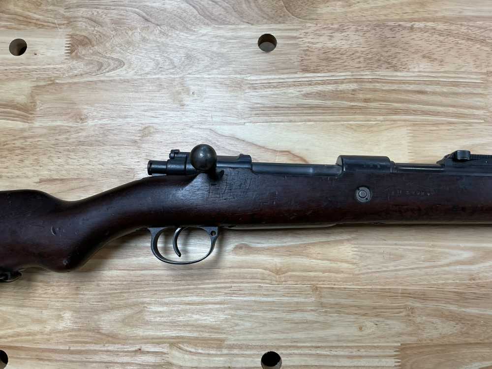 Amberg Gewher 98m, 8mm Mauser, mfg 1918, Eagle stamped front sight -img-2