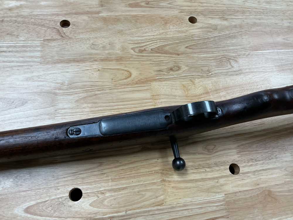 Amberg Gewher 98m, 8mm Mauser, mfg 1918, Eagle stamped front sight -img-20