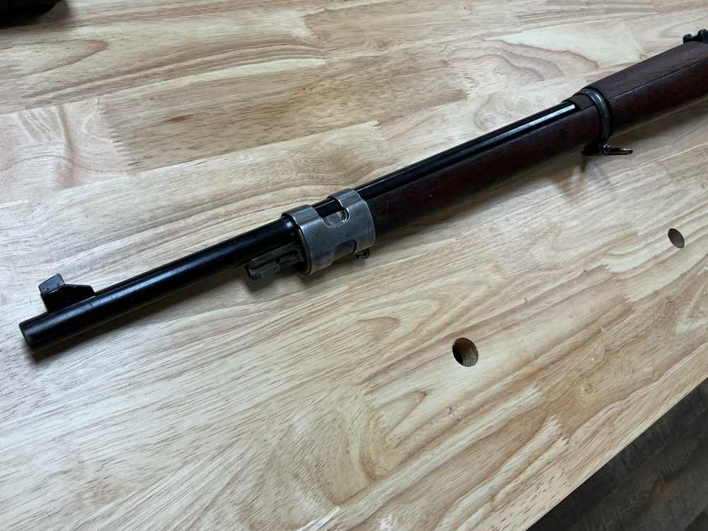 Amberg Gewher 98m, 8mm Mauser, mfg 1918, Eagle stamped front sight -img-13