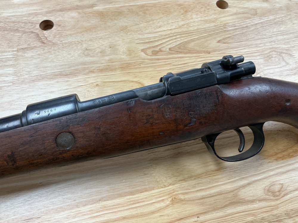 Amberg Gewher 98m, 8mm Mauser, mfg 1918, Eagle stamped front sight -img-11