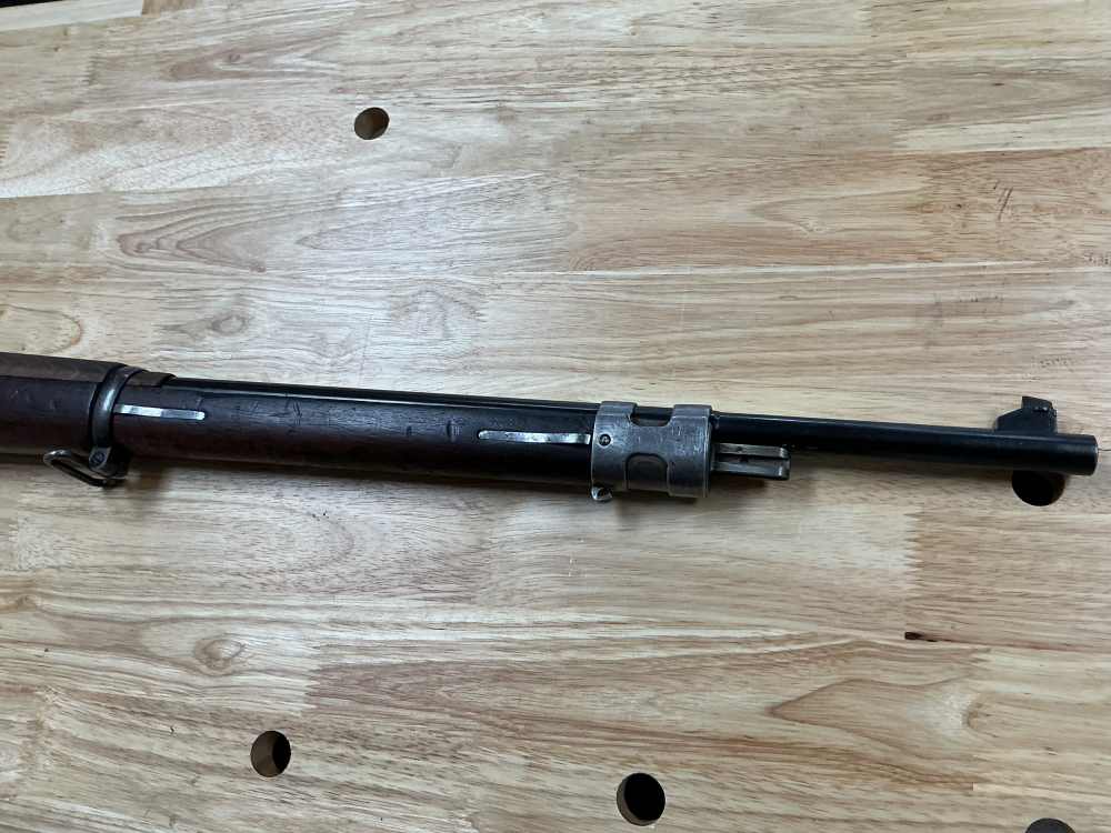 Amberg Gewher 98m, 8mm Mauser, mfg 1918, Eagle stamped front sight -img-4