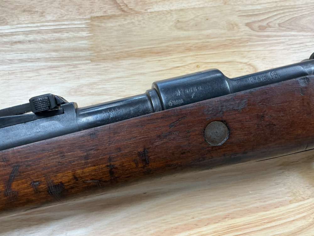 Amberg Gewher 98m, 8mm Mauser, mfg 1918, Eagle stamped front sight -img-10