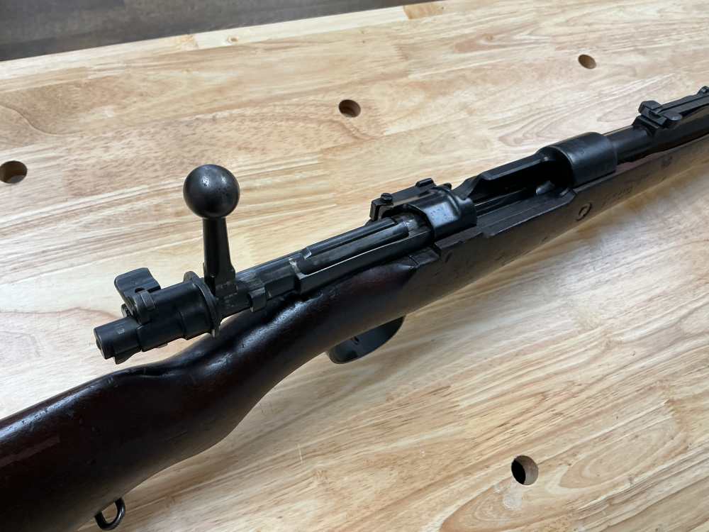 Amberg Gewher 98m, 8mm Mauser, mfg 1918, Eagle stamped front sight -img-23
