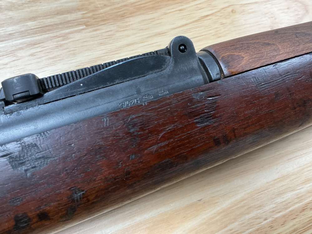 Amberg Gewher 98m, 8mm Mauser, mfg 1918, Eagle stamped front sight -img-9