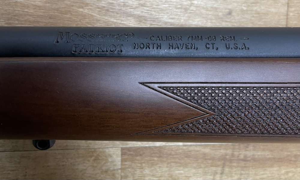 Mossberg Patriot, 7mm-08, walnut stock, excellent condition-img-4