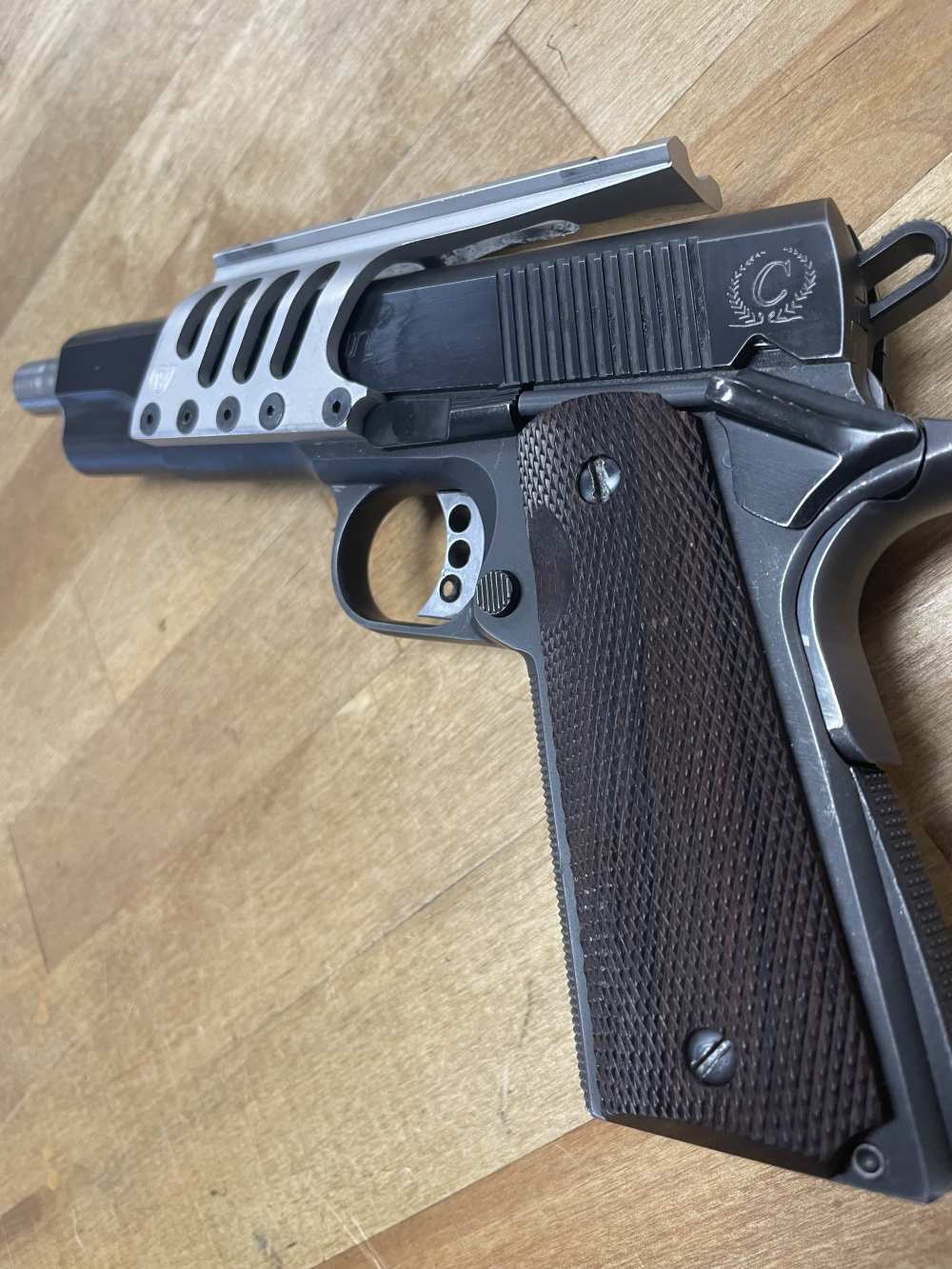 Caspian Arms 1911, 38 super, optic rail, 6” barrel-img-4