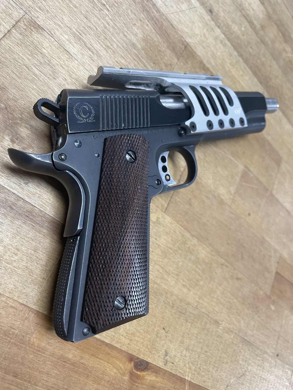Caspian Arms 1911, 38 super, optic rail, 6” barrel-img-3