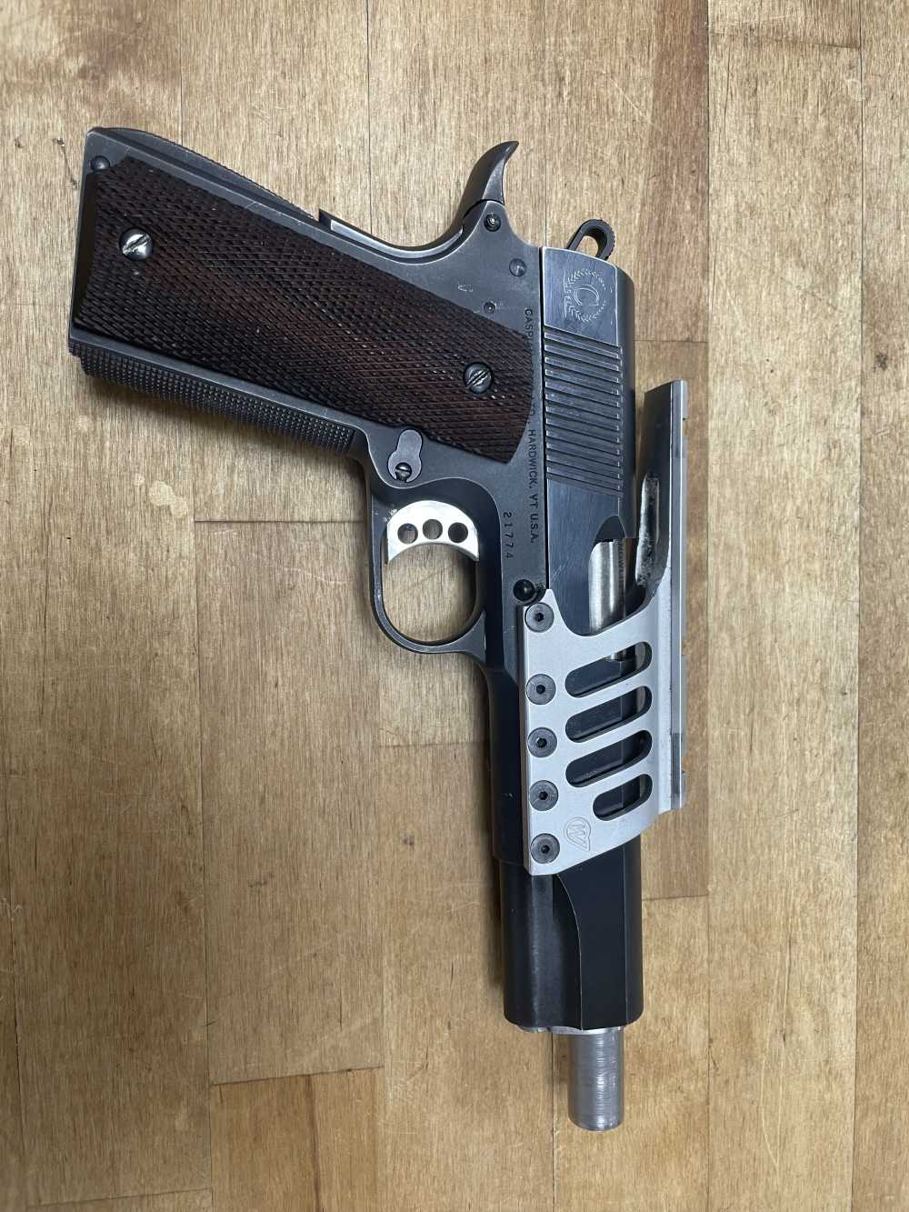 Caspian Arms 1911, 38 super, optic rail, 6” barrel-img-0