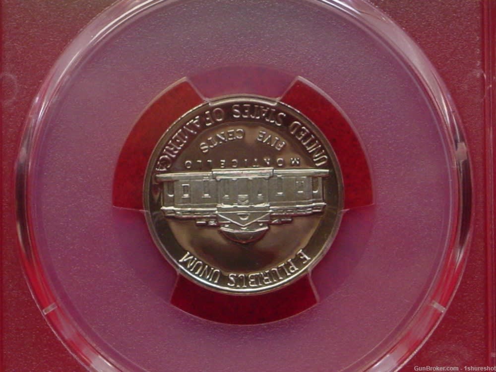 U. S. Mint 1984 S Jefferson Nickel 5 Cents Certified PCGS PF 69 Deep Cameo-img-3