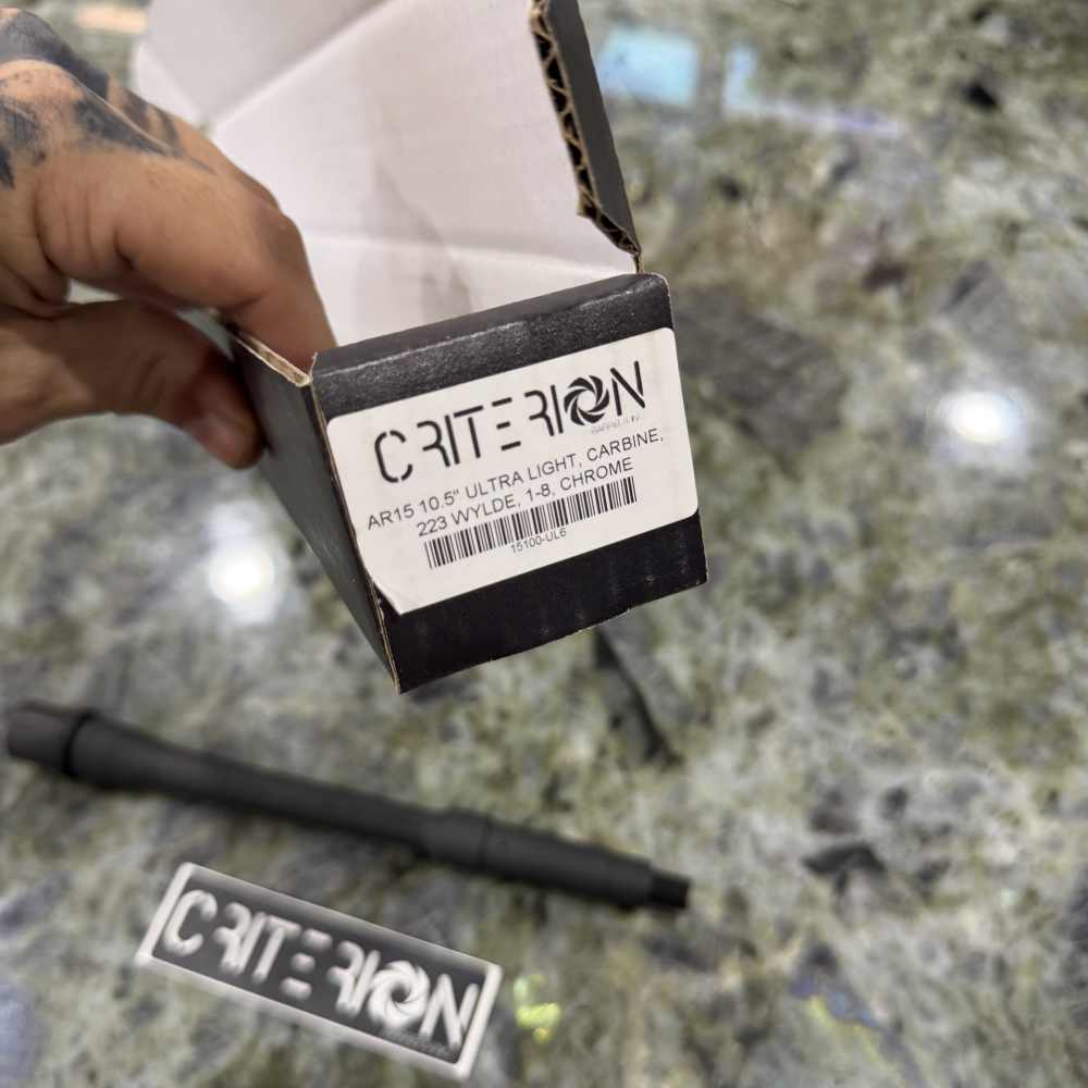 Criterion 10.5 .223 Wylde Ultralight Chrome Lined Carbine AR-15 Barrel 1:8-img-2