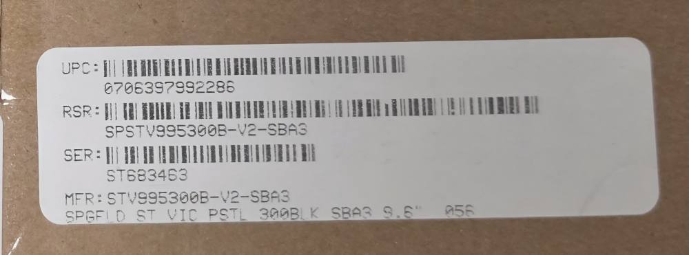 Springfield Armory Saint Victor 300 Blackout 9.5" 30RD  STV995300B-V2-SBA3-img-3