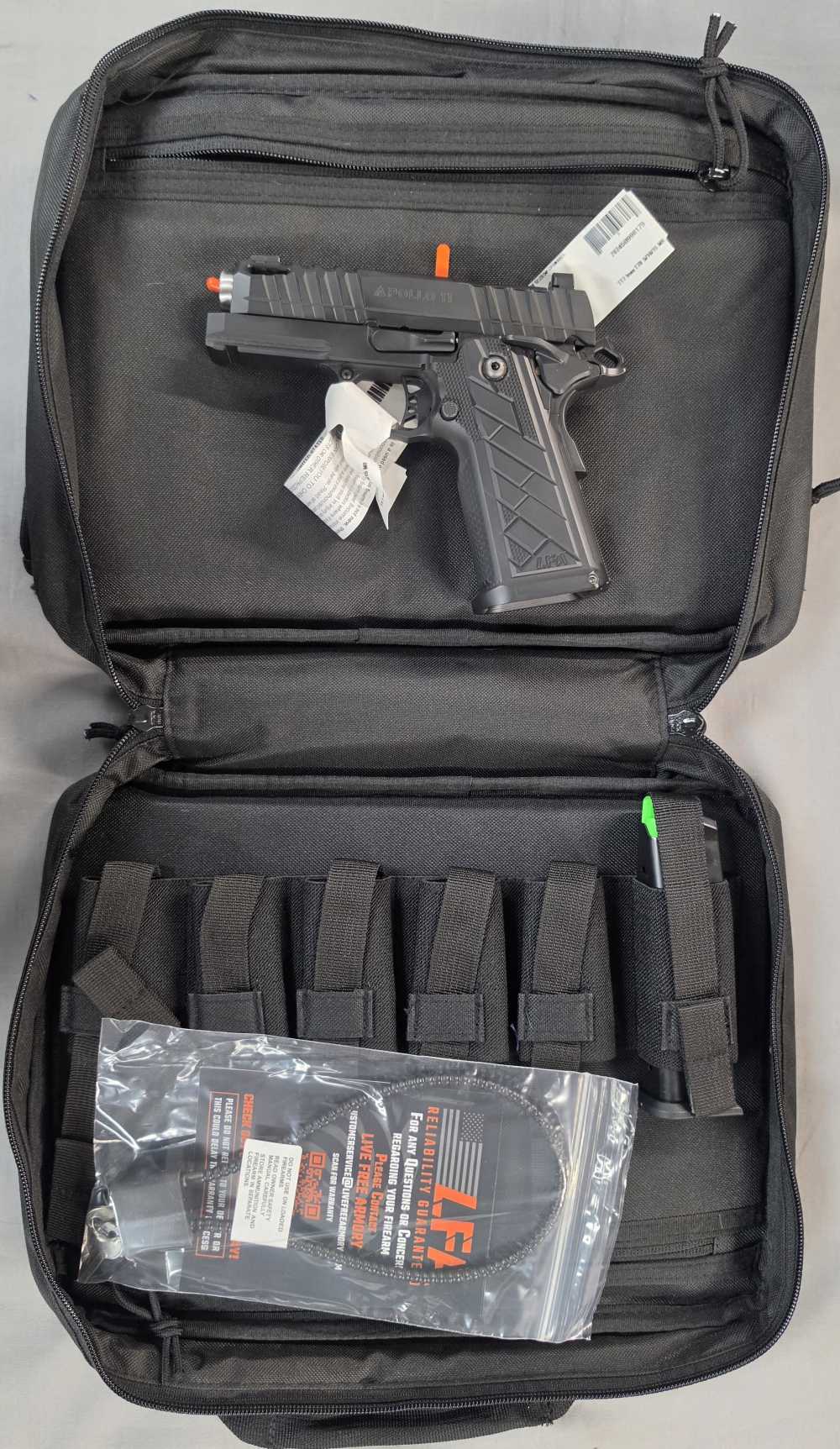Live Free Armory Apollo 11 V2 9MM 3.15" 18RD HG8645-N LFA NOCCFEE! FREESHIP-img-2