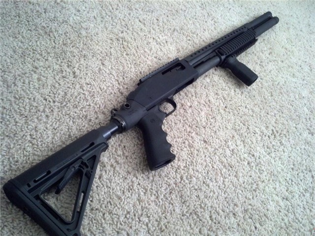 Maverick 88 Magpul + Mesa Tactical Stock Shotgun Pistol Grip 6 Position-img-2