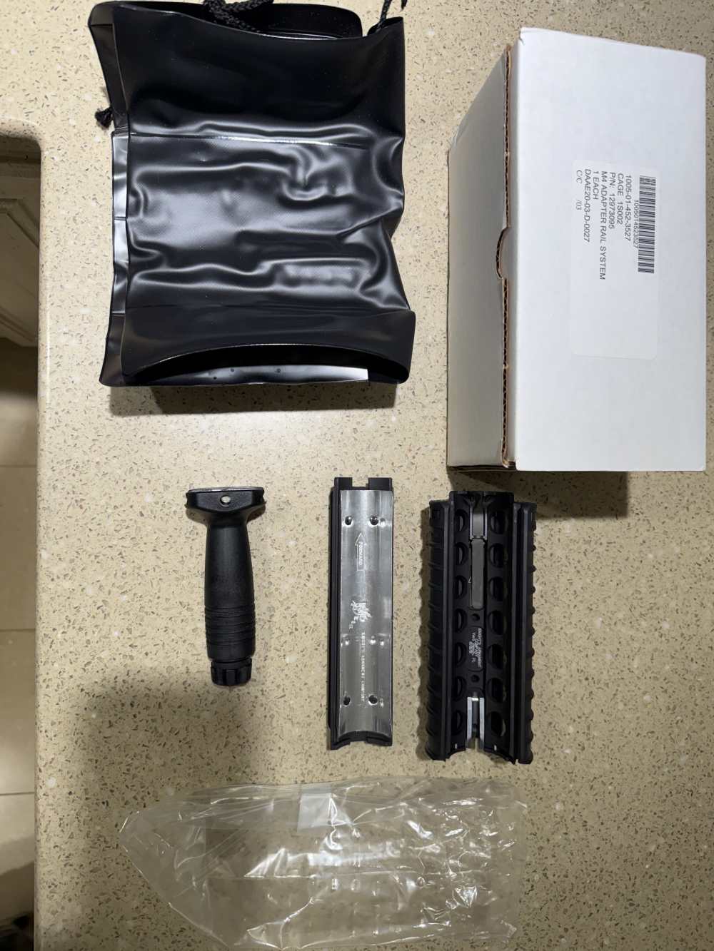 NOS Knights Armament KAC Vero RAS M4 Rail Complete Kit From 2003-img-1