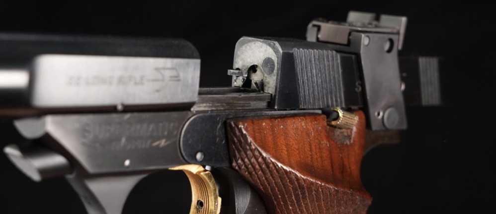 High Standard Supermatic Trophy Hamden 5.5” Barrel 107 Military 22lr C&R -img-2