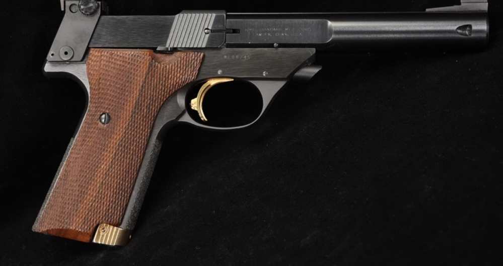 High Standard Supermatic Trophy Hamden 5.5” Barrel 107 Military 22lr C&R -img-12
