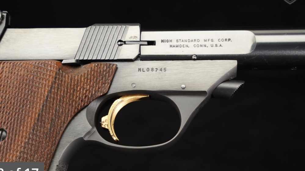 High Standard Supermatic Trophy Hamden 5.5” Barrel 107 Military 22lr C&R -img-5