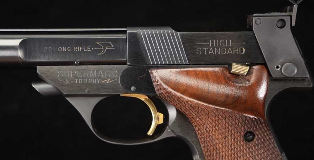 High Standard Supermatic Trophy Hamden 5.5” Barrel 107 Military 22lr C&R -img-4