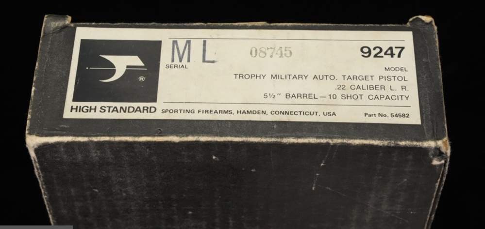 High Standard Supermatic Trophy Hamden 5.5” Barrel 107 Military 22lr C&R -img-1