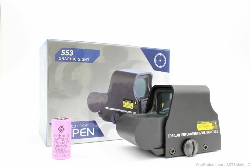 Sabre Tactical Holographic Sight Red & Green Dot Clone 553 Black FREE SHIP-img-0