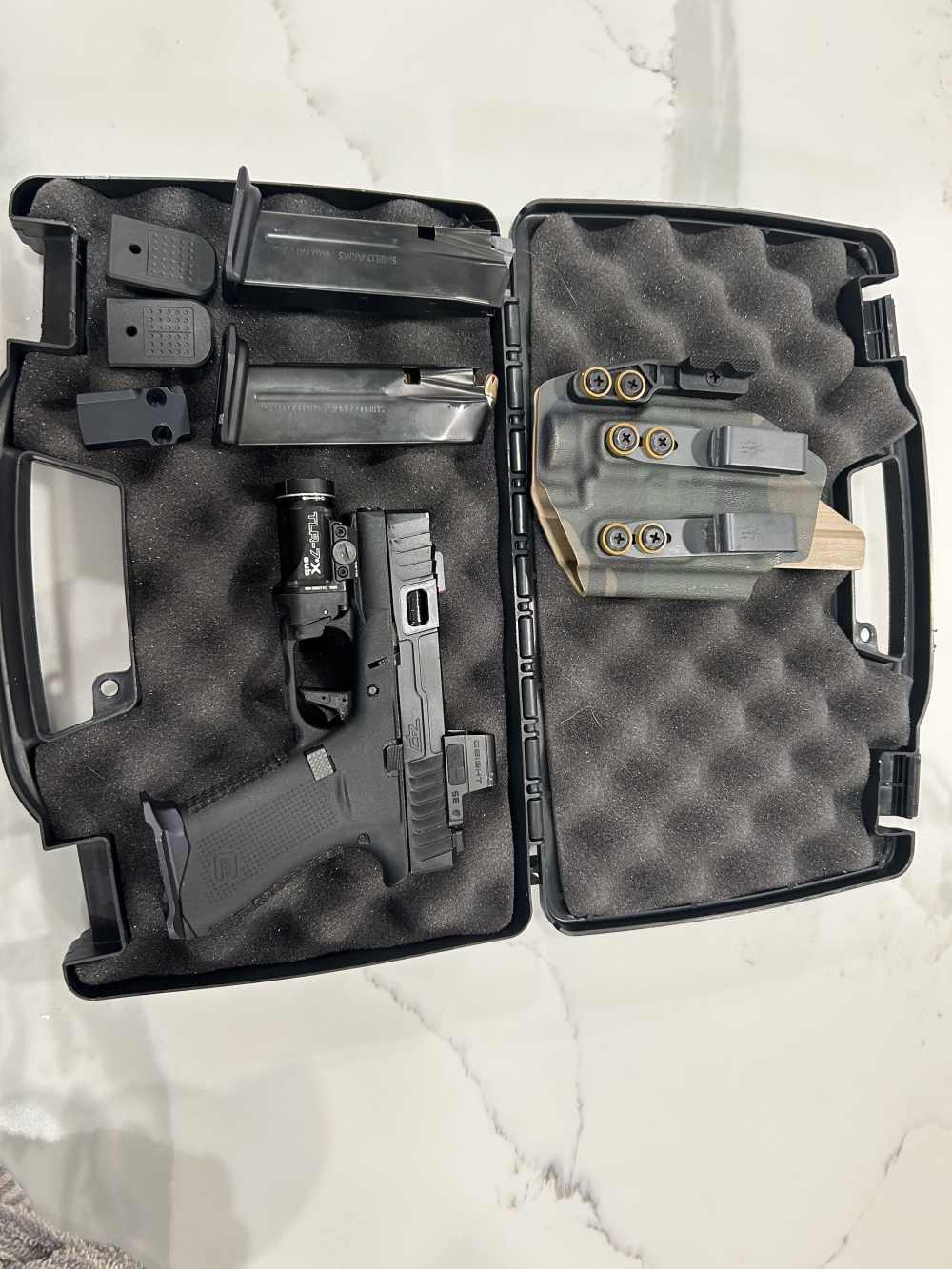 Zaffiri Precision IBS Glock 43x G43x Olight Green dot TLR-7x light -img-15