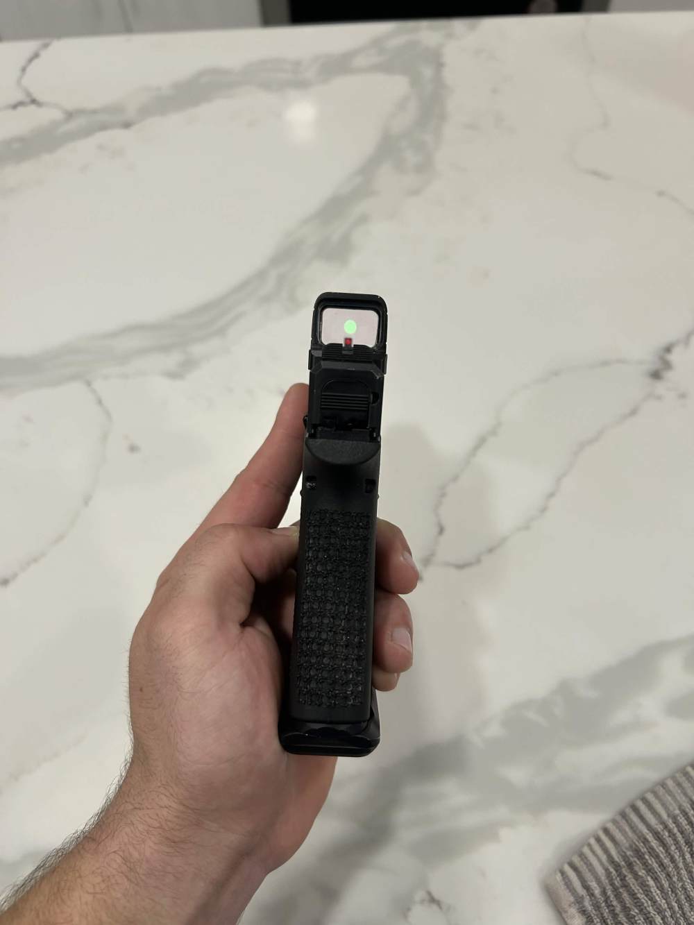 Zaffiri Precision IBS Glock 43x G43x Olight Green dot TLR-7x light -img-9