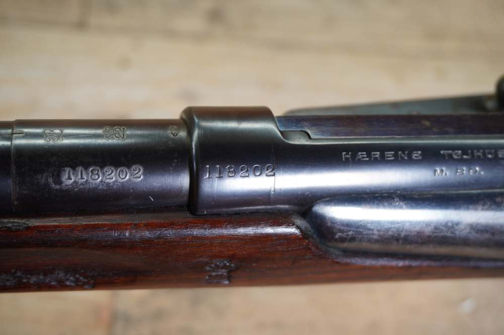 Dane 1889 Krag ALL MATCHING w/ Bayonet high condition original must see C&R-img-67