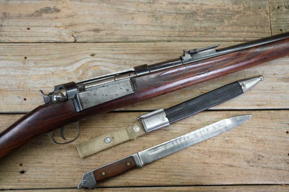 Dane 1889 Krag ALL MATCHING w/ Bayonet high condition original must see C&R-img-113