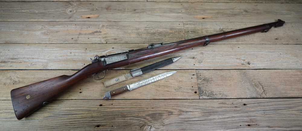 Dane 1889 Krag ALL MATCHING w/ Bayonet high condition original must see C&R-img-114