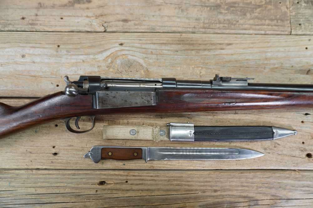 Dane 1889 Krag ALL MATCHING w/ Bayonet high condition original must see C&R-img-0