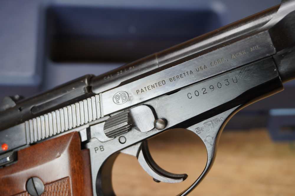 Beretta 87 BB Cheetah .22LR mfg 1987 Italy "pre warning" like new in box 22-img-24