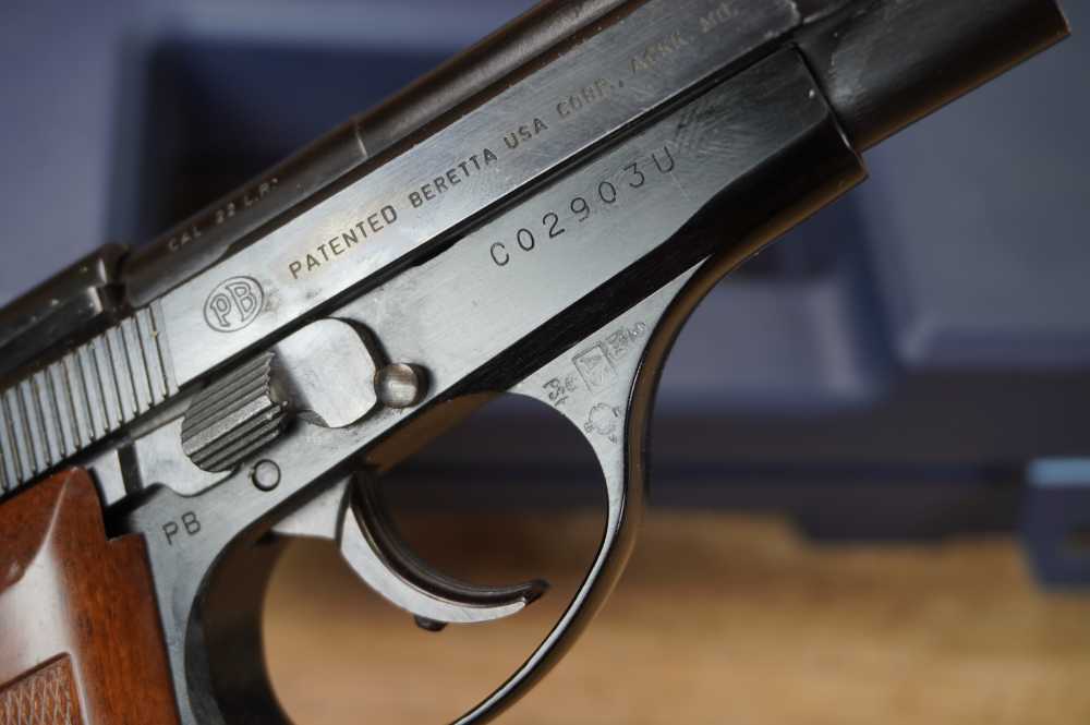 Beretta 87 BB Cheetah .22LR mfg 1987 Italy "pre warning" like new in box 22-img-26