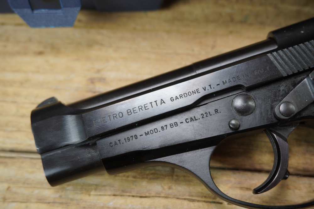 Beretta 87 BB Cheetah .22LR mfg 1987 Italy "pre warning" like new in box 22-img-14