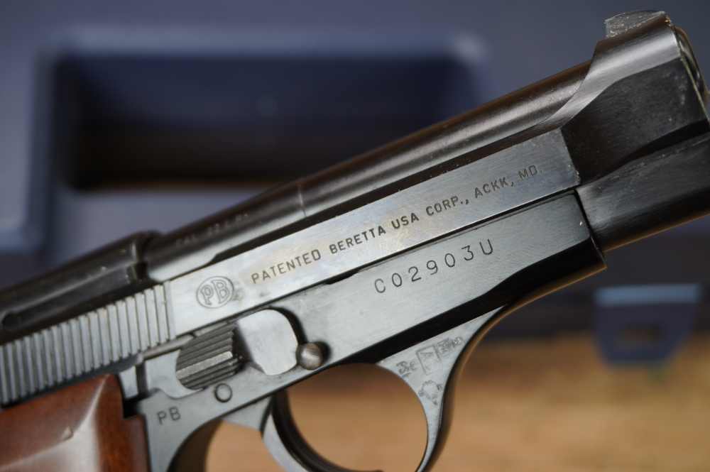 Beretta 87 BB Cheetah .22LR mfg 1987 Italy "pre warning" like new in box 22-img-25