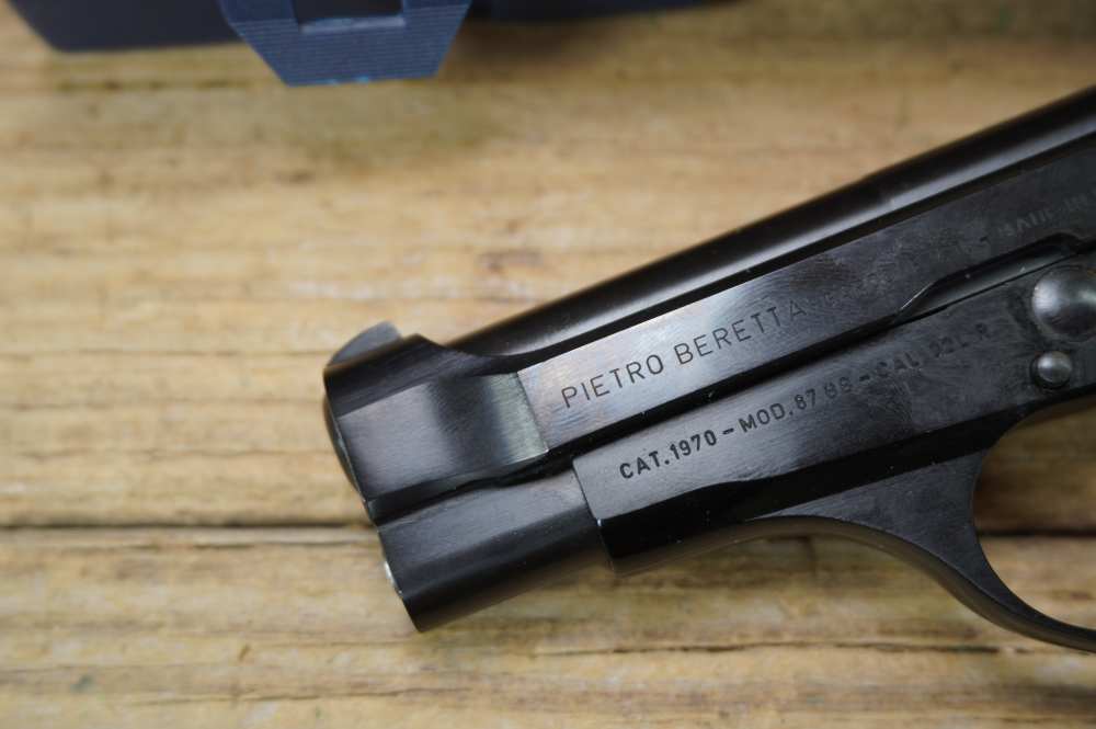 Beretta 87 BB Cheetah .22LR mfg 1987 Italy "pre warning" like new in box 22-img-15