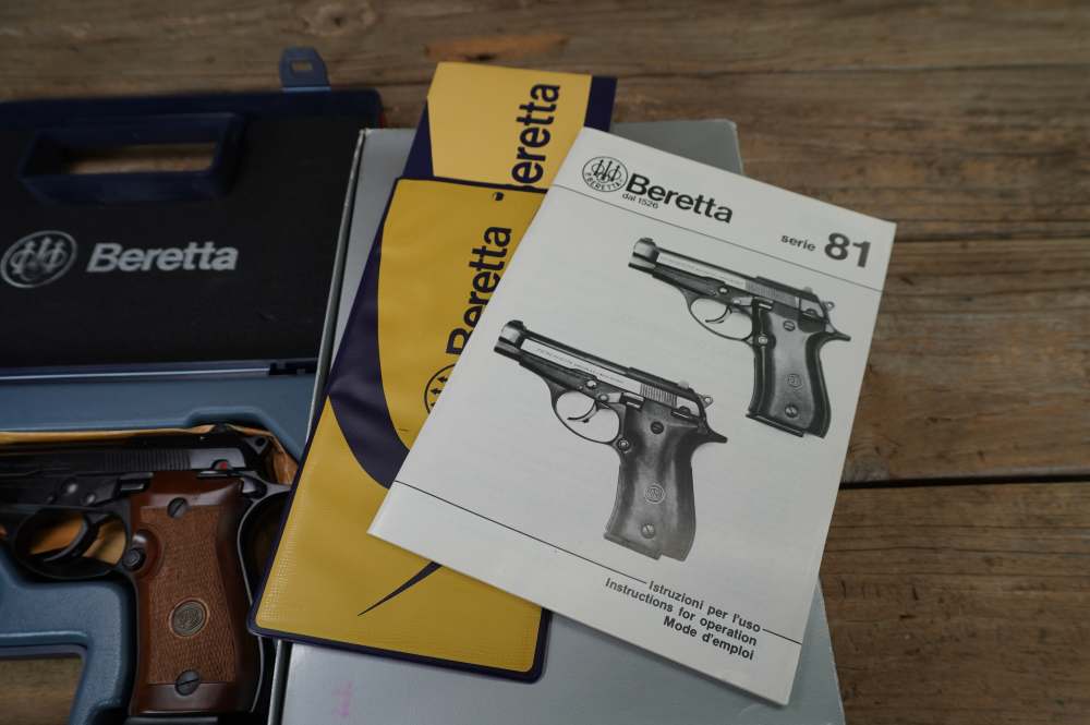 Beretta 87 BB Cheetah .22LR mfg 1987 Italy "pre warning" like new in box 22-img-2