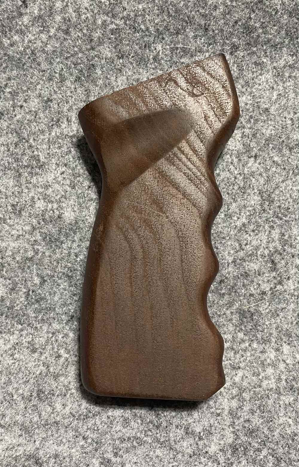 AK-47 Pistol Grip Wood with Finger Grooves and Screw-img-0