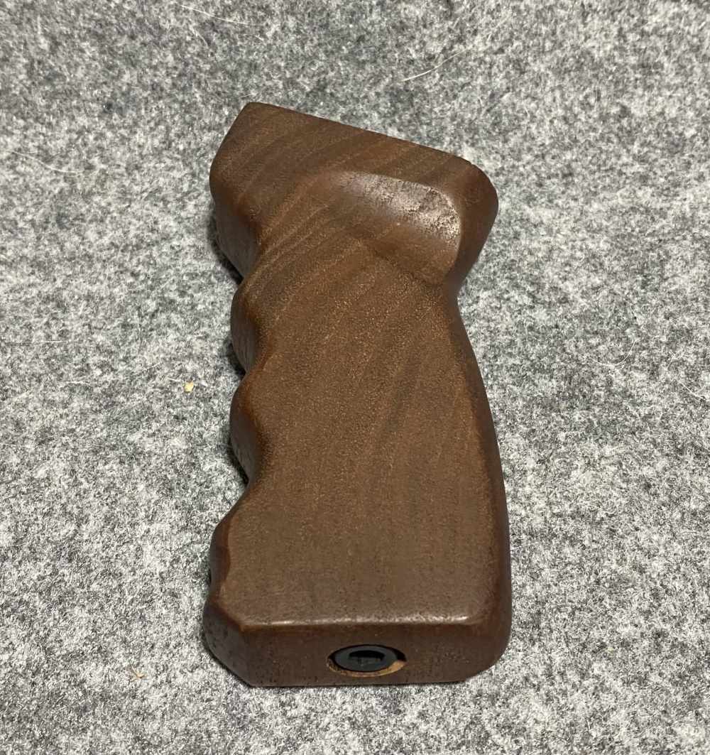 AK-47 Pistol Grip Wood with Finger Grooves and Screw-img-1