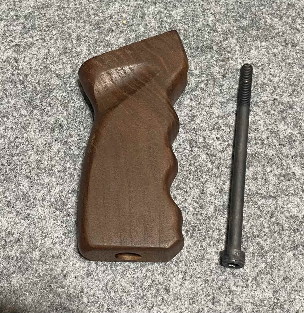 AK-47 Pistol Grip Wood with Finger Grooves and Screw-img-6
