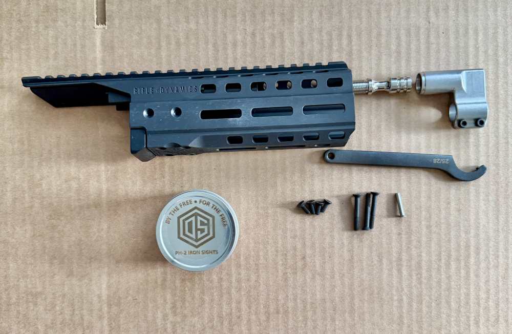 OCCAM DEFENSE PH-2 SIGHTS *WITH* RIFLE DYNAMICS QD AK RAIL AK47 AKM DRACO-img-1