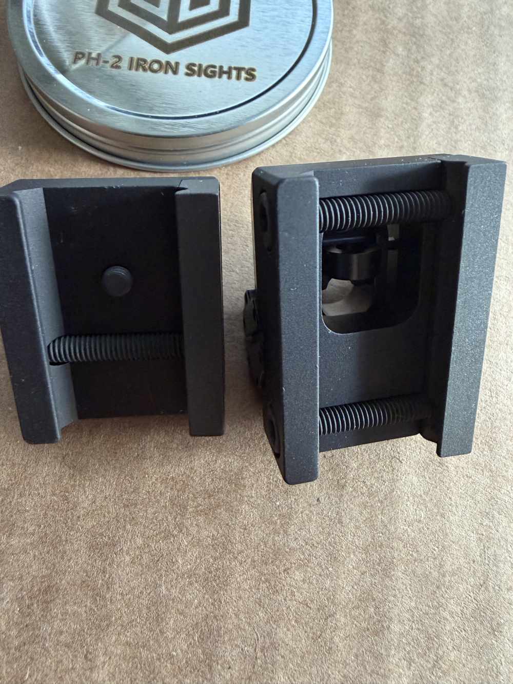 OCCAM DEFENSE PH-2 SIGHTS *WITH* RIFLE DYNAMICS QD AK RAIL AK47 AKM DRACO-img-8