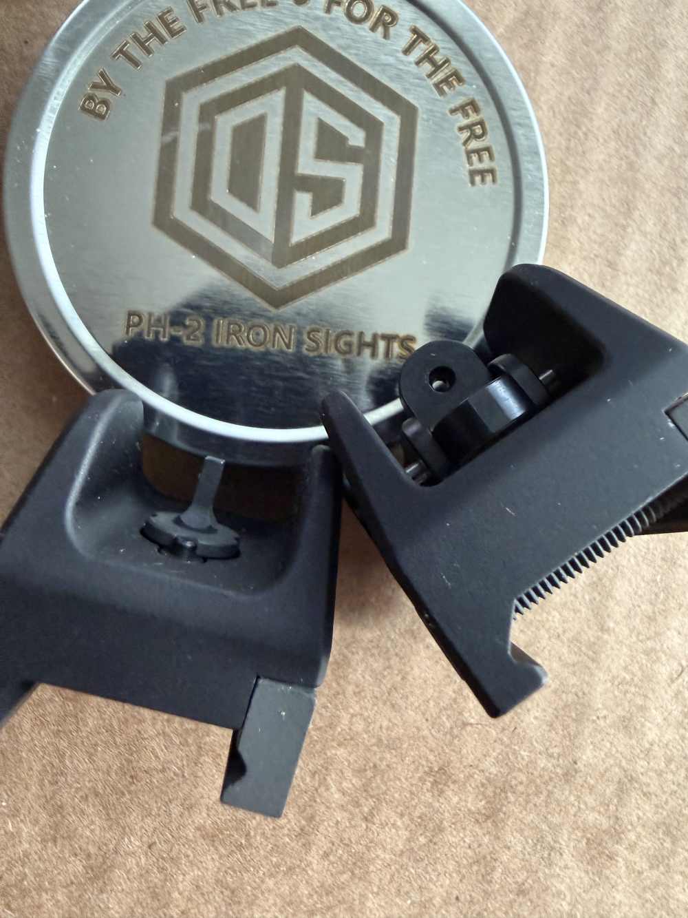 OCCAM DEFENSE PH-2 SIGHTS *WITH* RIFLE DYNAMICS QD AK RAIL AK47 AKM DRACO-img-7