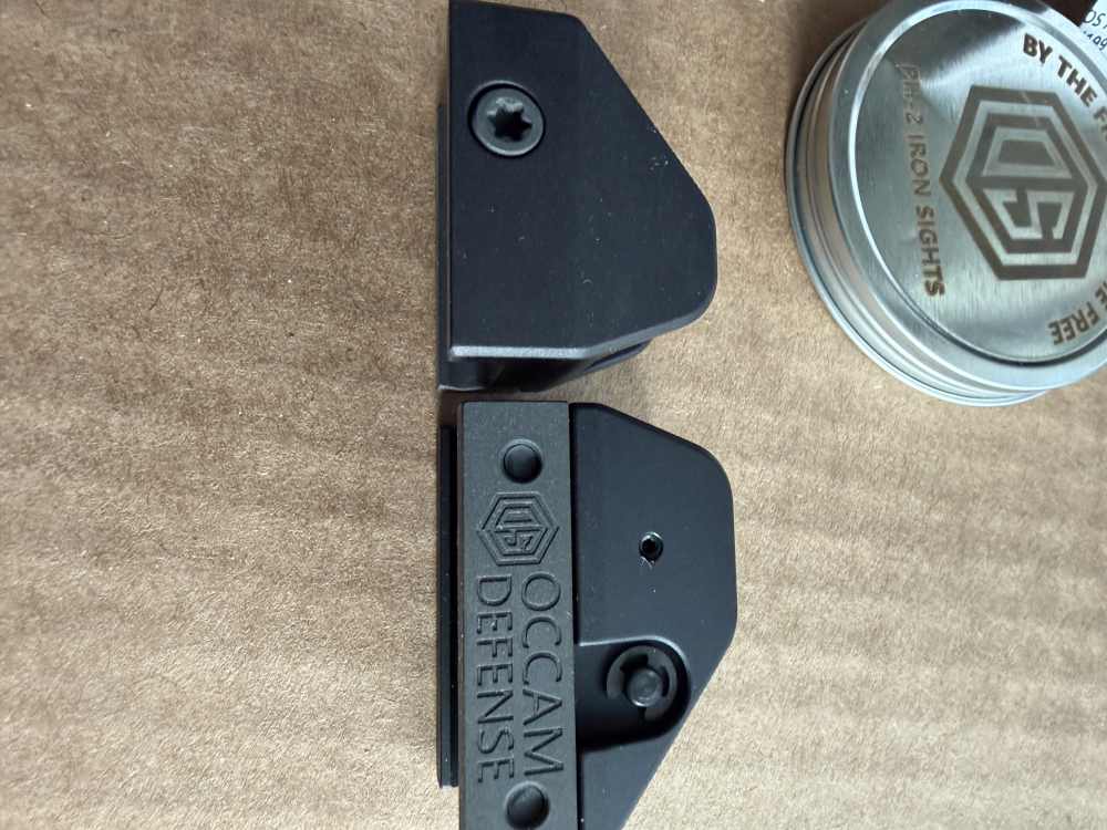 OCCAM DEFENSE PH-2 SIGHTS *WITH* RIFLE DYNAMICS QD AK RAIL AK47 AKM DRACO-img-10