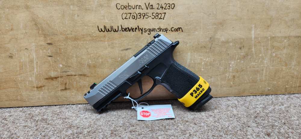 Sig Sauer p365 X Macro Comp 9mm Semi Auto Pistol -img-0